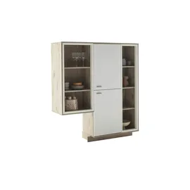 Uno Highboard Santerno ¦ holzfarben ¦ Maße (cm): B: 124 H: 140 T: 37.0