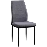 Hti-Living Stuhl Madison Webstoff Grau
