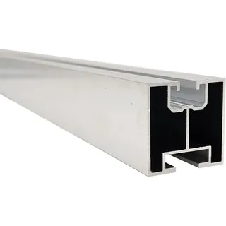 Aluminium Solarprofil 40x40 Solarschiene 1-2 m,Alu Montageprofil PV Photovoltaik Aluprofil 40x40 mm - 1.500+-5 mm