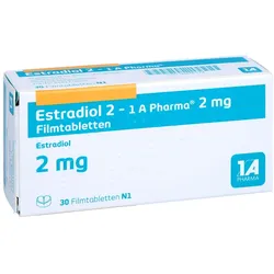 Estradiol 2-1A Pharma Filmtabletten 30 St