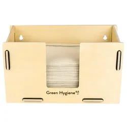 Papstar `Green Hygiene` 8 Spender für Handtuchpapier `KÜCHENSTUBE` 16,5 cm x 28,5 cm x 15 cm natur