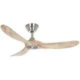 CasaFan Eco Genuino 122 cm BN-NT Deckenventilator chrom gebürstet