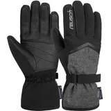 Reusch Damen Handschuhe Moni R-TEX® XT warm, wasserdicht, atmungsaktiv, schwarz/grau, 8.5