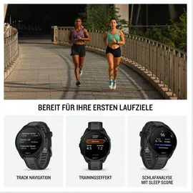 Garmin Forerunner 165 dunstgrau/steinweiss