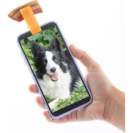 InnovaGoods Klammer für Selfies mit Haustieren orange 1 Stück