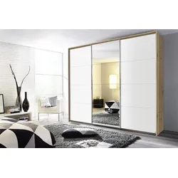 Schwebetürenschrank KULMBACH-C - weiß