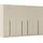 OTTO home Drehtürenschrank Agordo 315 x 210 x 54 cm Beige/Weiß