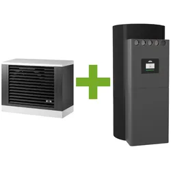 Kermi x-change dynamic pro AW E Luft / Wasser-Wärmepumpe + x-buffer flex mit Hydromodul pro##x-change dynamic pro ac 10 AW E mit x .. W20448