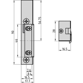 Basi 9200-0011 Elektrischer Türöffner mit Entriegelung