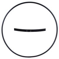 Hoopomania Hula-Hoop-Reifen Hula Hoop Rohling, PE-20mm, SCHWARZ, Durchmesser 60cm schwarz Ø 60 cm