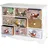 Mendler Kommode Venlo 60 x 79 x 30 cm Bunt / Weiß
