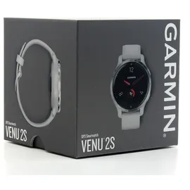 Garmin Venu 2S 40 mm Silikonarmband hellgrau/silber