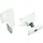 Purmo Anschluss-Set AZ13DZ952223100 verkehrsweiß RAL 9016, 4er, mit Winkelkonsole