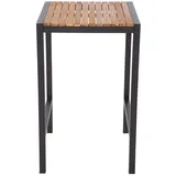Bolero Bartisch quadratisch 1000 x 600 x 600 mm Braun/Schwarz