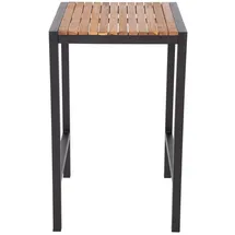 Bolero Bartisch quadratisch 1000 x 600 x 600 mm Braun/Schwarz