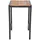 Bolero Bartisch quadratisch 1000 x 600 x 600 mm Braun/Schwarz