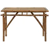 vidaXL Gartentisch Klappbar 115 x 50 x 75 cm Braun