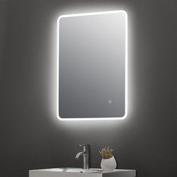 Beleuchteter LED-Spiegel 27W 500mm x 700mm, Ambiente - Hudson Reed