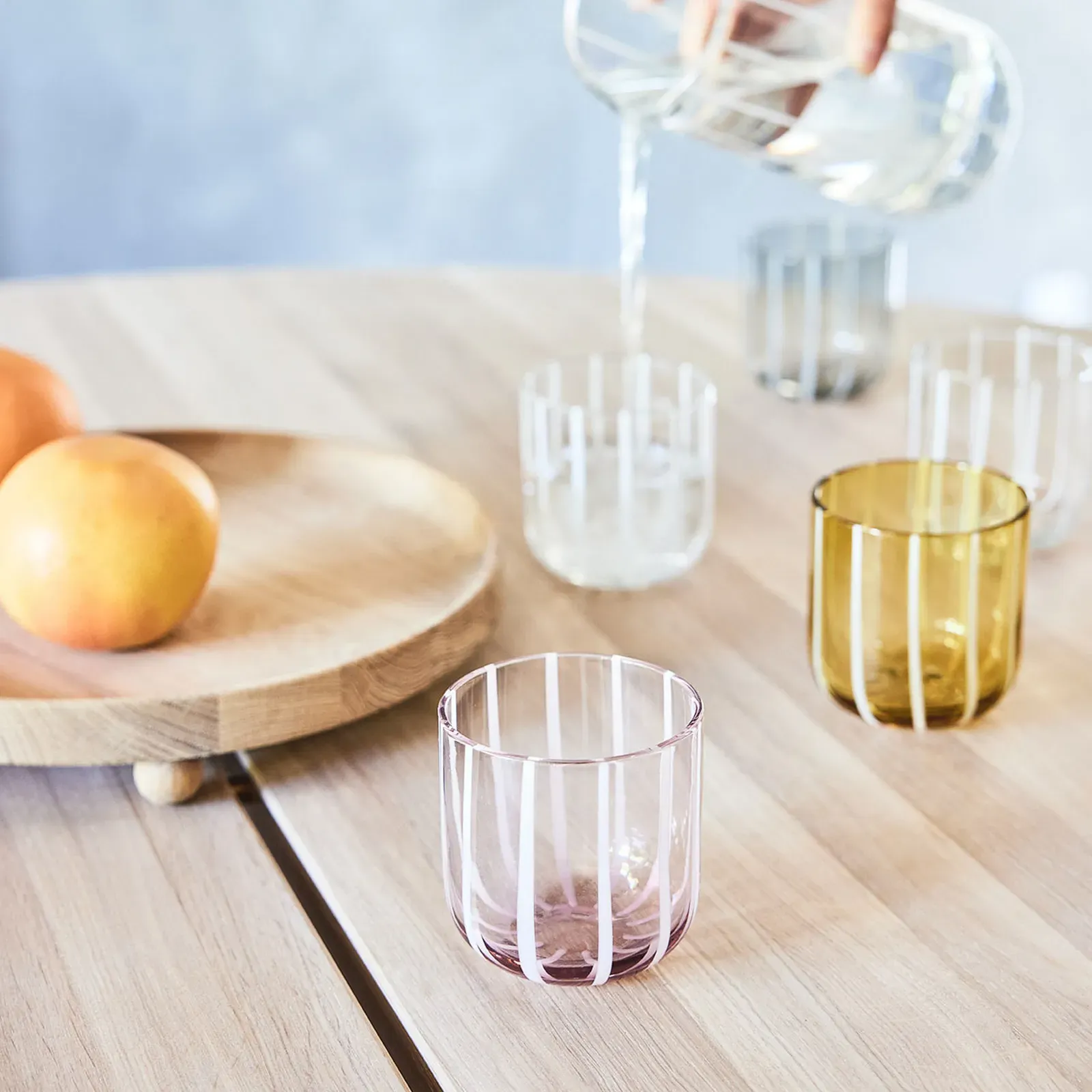 Gläser/Karaffen OYOY Living Design, Mizu, Beige, für Küche, Glas, Design - 8.2