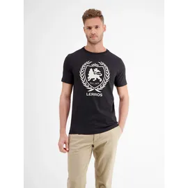 LERROS T-Shirt » T-Shirt, Logoprint«, Gr. XL, LEMONGRASS, , 95046619-XL