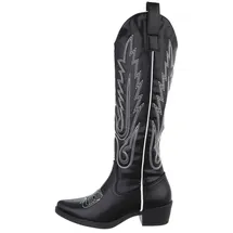 Ital-Design Stiefel in Schwarz | Gr.: 40