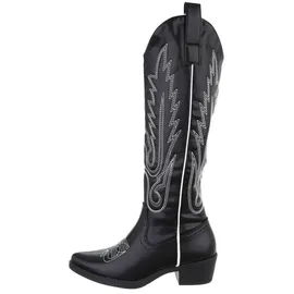 Ital-Design Stiefel in Schwarz | Gr.: 40