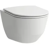 Laufen Pro Wand-WC Compact mit WC-Sitz Weiß