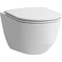 Laufen Pro Wand-WC Compact mit WC-Sitz Weiß