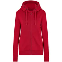 HRM Damen Premium Hooded Jacket I Fair Trade Frauen Kapuzenjacke, 320 g/m2 I Aus 70% Baumwolle & 30% recyceltem Polyester - 4XL