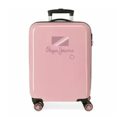 Pepe Jeans Unisex. 6531721 Holi Cabin Bag Holi starr 55cm rosa rosa (OSFA), Lässig, Synthetisch, ABS/Polykarbonat, Kabine