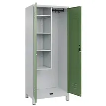 Californian Products CP Putzmittelschrank Classic Plus 080110-02 S10020 lichtgrau, resedagrün 80,0 x 50,0 x 195,0 cm, aufgebaut, 1 St.