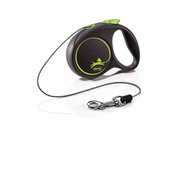 FLEXI Black Design XS Seilleine 3 m Grun