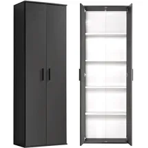 mokebo Schrank in Anthrazit Der Lange Mehrzweckschrank Allzweckschrank oder Aufbewahrungsschrank