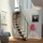 DOLLE Mittelholmtreppe Basel 64 cm Edelstahl/Holz/Metall