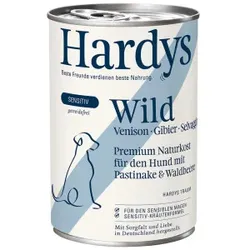 Hardys Sensitiv Wild mit Pastinake und Beeren Nassfutter Hund 12 x 400 g