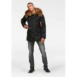 Alpha Industries N-3b Vf59 Mantel Black XL