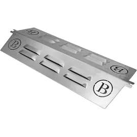 babossa Flammschutzblech 1 Stück Edelstahl Weiß