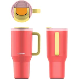 Kambukka Rio Tumbler Almond Dream 950ml Pink Papaya - One Size