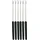 Swissmar Fleisch Fondue Gabeln schwarzer Griff, Set 6