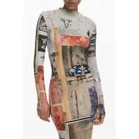 DESIGUAL Partykleid Beige S