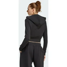 adidas Seasonal Essentials Kapuzensweatjacke Herren Schwarz L