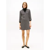 Tommy Hilfiger Polokleid Gestreift Schwarz/Mehrfarbig 38