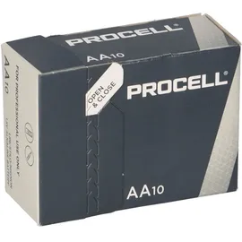 Duracell 10x Duracell Procell MN1500 Mignon AA LR6 Batterie