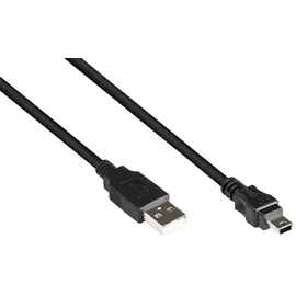 Good Connections USB-A auf Mini USB 3 m Schwarz