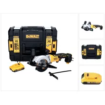 DeWalt DCS 571 Akku-Handkreissäge 18 V 115 mm Brushless + 1x Akku 2,0 Ah + TSTAK - ohne Ladegerät