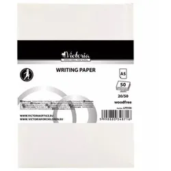 Victoria Paper: Schreibblock - A5, 50 Blatt.
