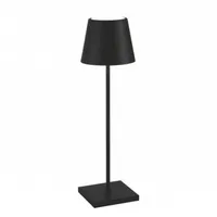 Zafferano Poldina Akkuleuchte LED, schwarz - 38 cm