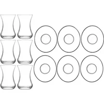 LAV Demet Teeglas 0,135 l Transparent 12 St.