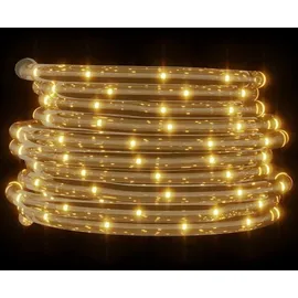 vidaXL Lichtschlauch 480 LEDs Warmweiß 20 m PVC