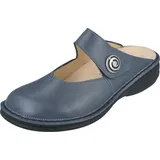 Finn Comfort Canaro Damen Clog blau grau Effektleder : 36 Schuhgröße: 36
